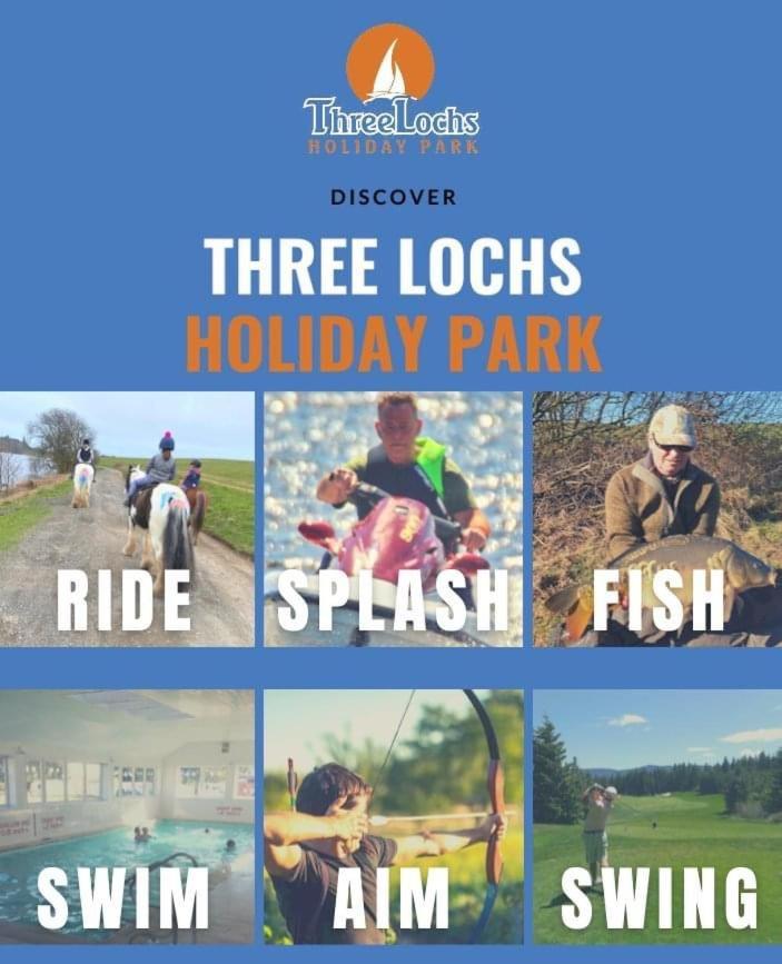 Three Lochs Holiday Caravan For Families And Couples Balminnoch ภายนอก รูปภาพ